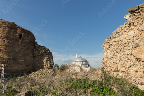 the ancient Roman walls of the historic city of Nicea (Iznik), Turkey © lindacaldwell