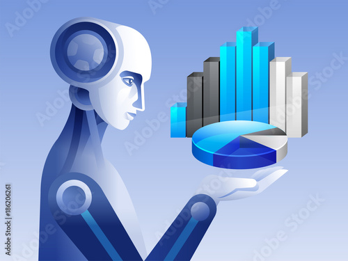 Robot with graphs