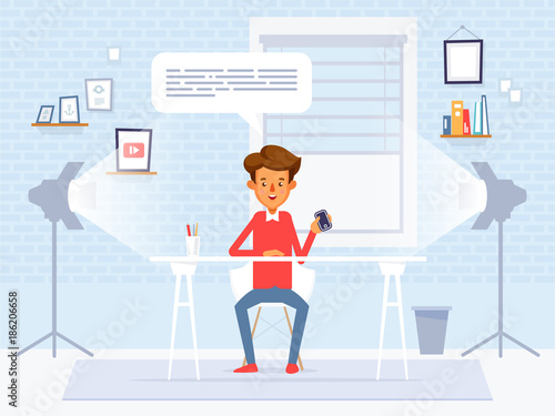 Video blogger