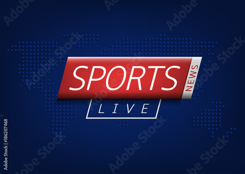Sport news illustration