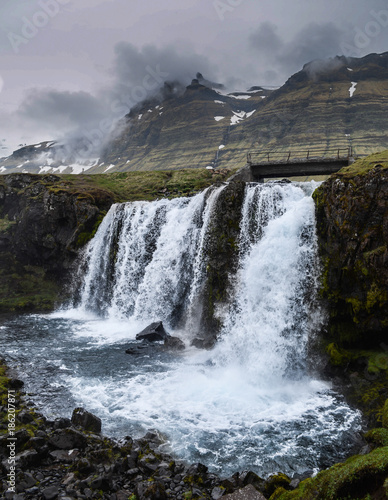 The Iconic Kirkjufellsfoss waterfall in Iceland