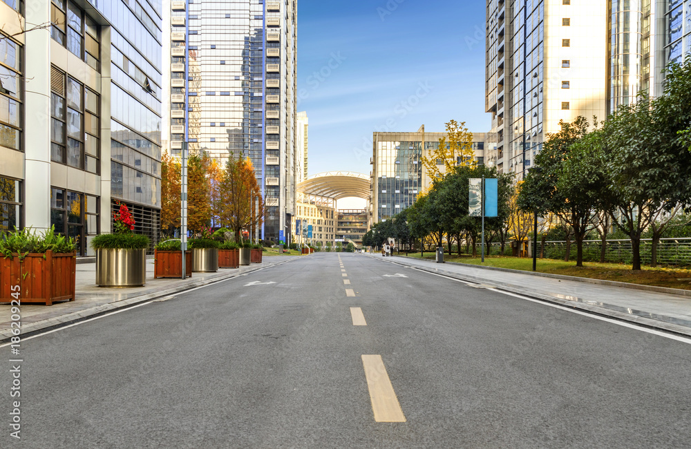 empty highway with cityscape and skyline of chongqing,China. empty highway with cityscape and skyline of chongqing,China.