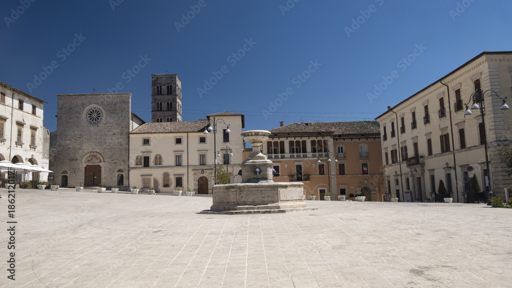 Cittaducale (Rieti, Italy): the main square