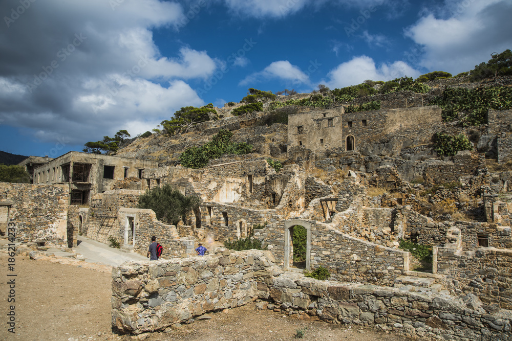 Spinalonga, Crete Ruin of Leper Collony