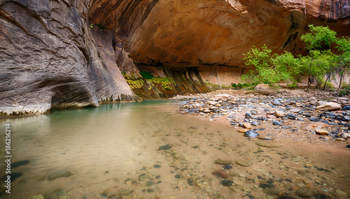 Virgin River Narrows in Zion National Park, Utah