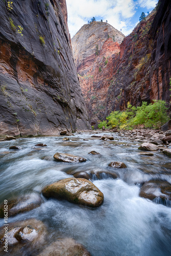 Virgin River Narrows in Zion National Park, Utah