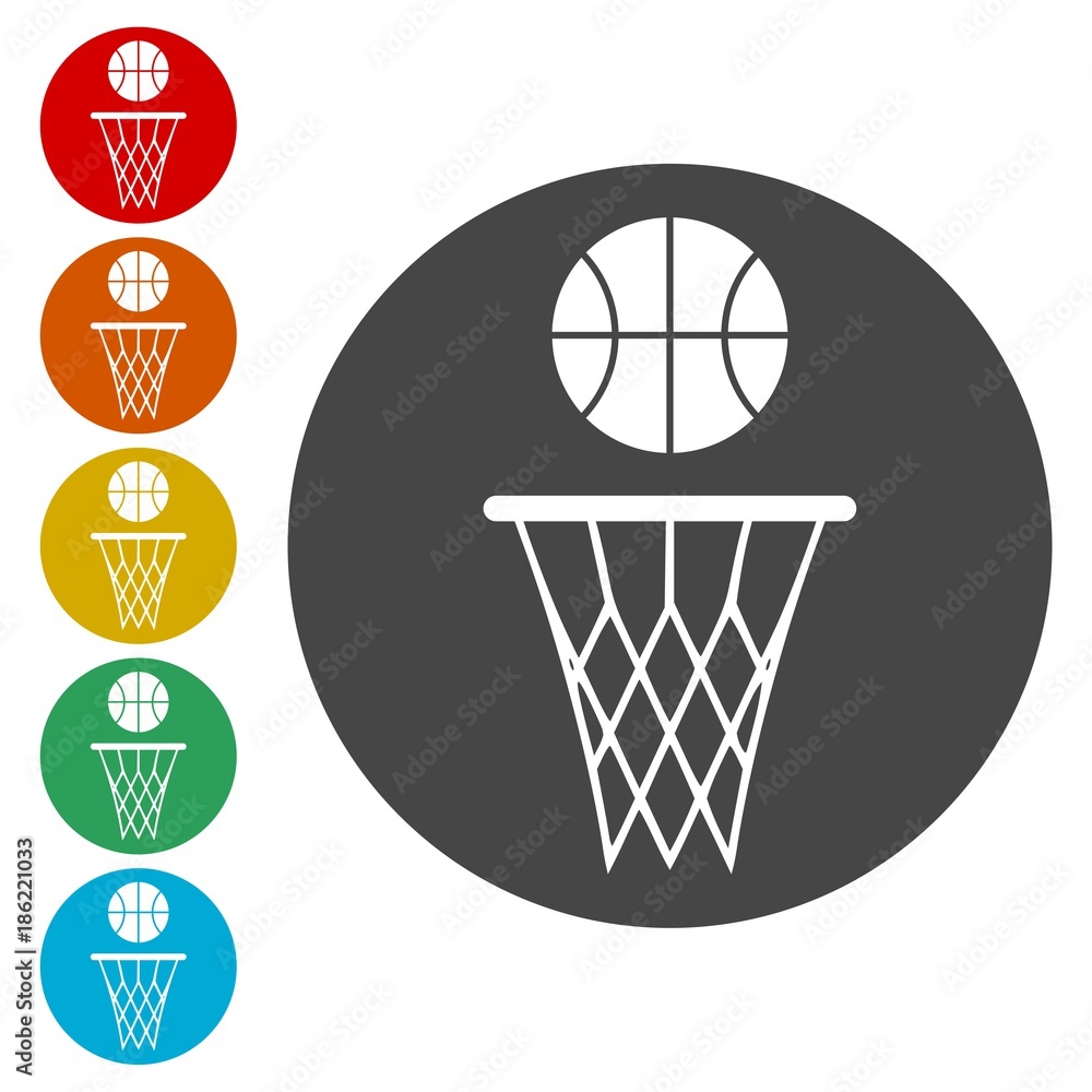 Basketball icon design Basketball icon design