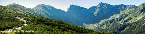 Mountain panoramas  Western Tatras  4 peaks