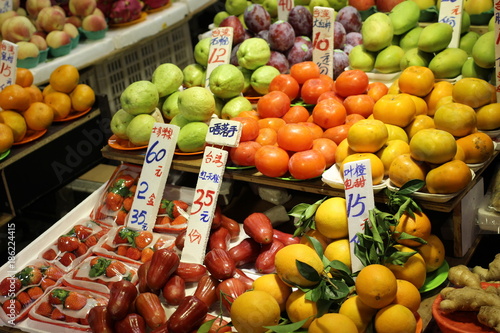 香港の果物市場