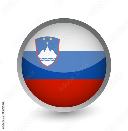 Slovenia Flag Round Glossy Icon Free Download Slovenia Flag Round Glossy Icon - GFXLoad