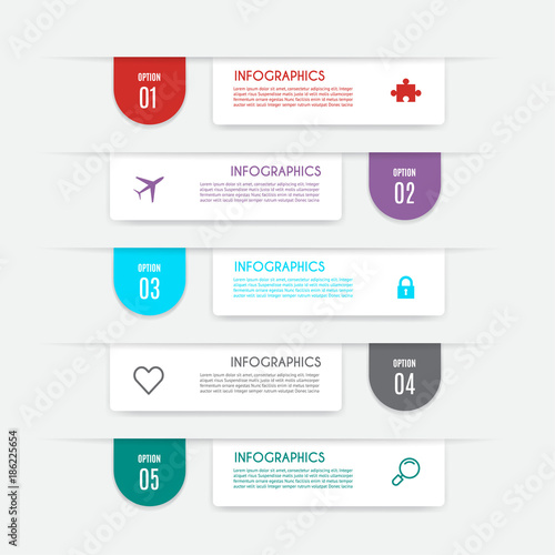 Infographic design vector and marketing icons can be used for workflow layout, diagram, annual report, web design. Business concept with 6 options, steps or processes © temitiman