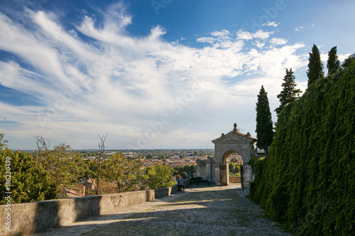 Monselice, Italy - July 13, 2017: View of Villa Dudo . photo