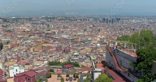 Wallpaper Mural NAPLES, ITALY – JULY 2016 : Video shot from Castel Sant Elmo on a sunny day with cityscape in view Torontodigital.ca
