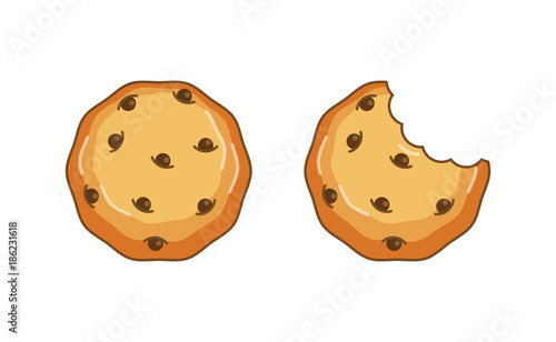 Vector Cookies  Top View 