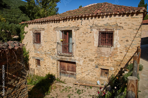 Diustes village in Soria province, Spain