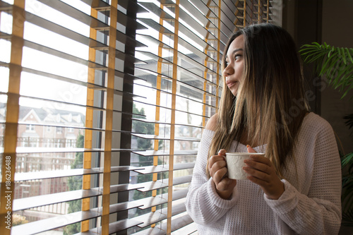 Moment to reflect during new season. Young Lady amaze with provision and resources