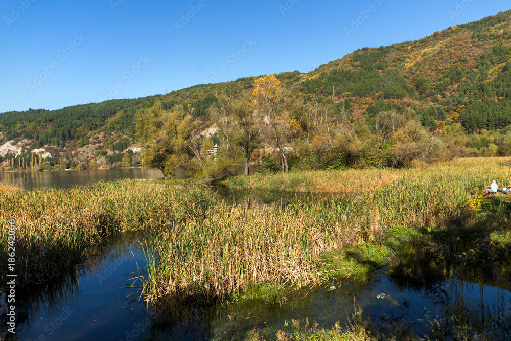 Autumn of Pancharevo lake, Sofia city Region, Bulgaria Autumn of Pancharevo lake, Sofia city Region, Bulgaria