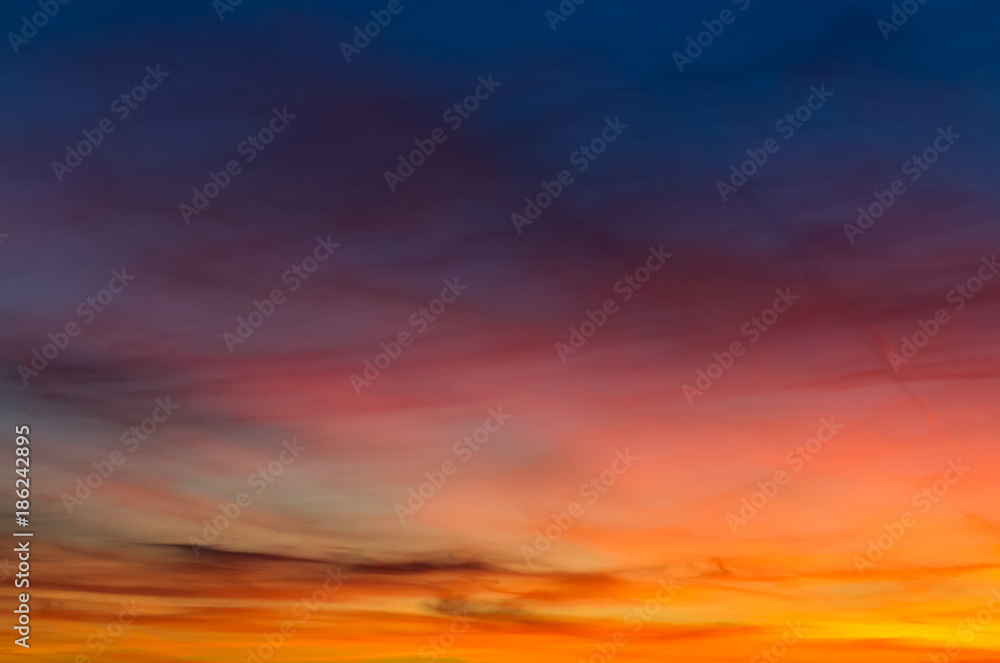Fototapeta premium Zachód słońca w kolorach