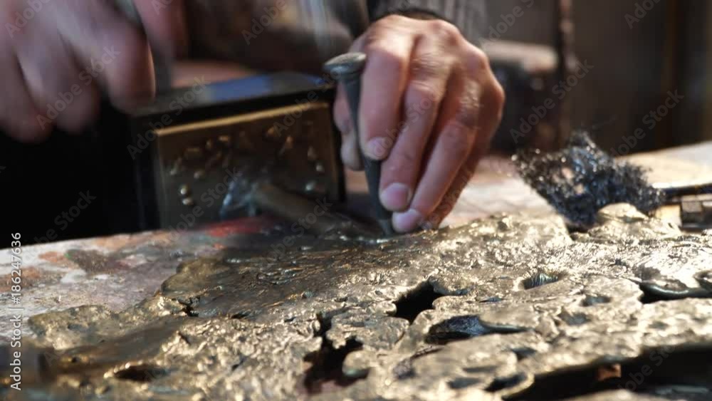 modern sculptor works an abstract sculpture of bronze - the tree of life modern sculptor works an abstract sculpture of bronze - the tree of life