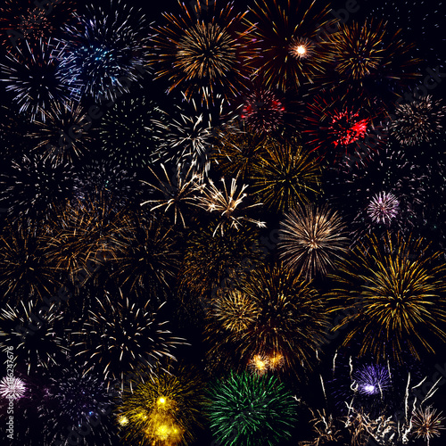 Wunderschönes Feuerwerk
