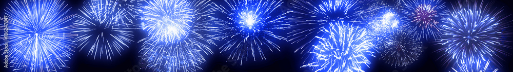 Fototapeta premium Piękne fajerwerki