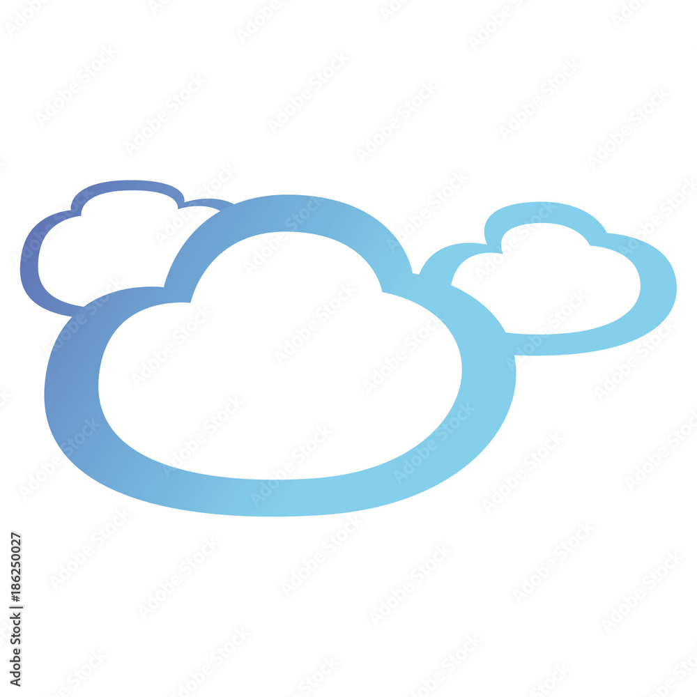 Cloud icon Flat.