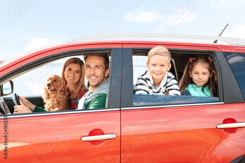 Young family with children ...