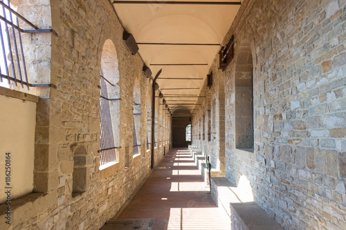 Long Corridor to the tower of Palazzo Vecchio in Florence, Tuscany, Italy. photo