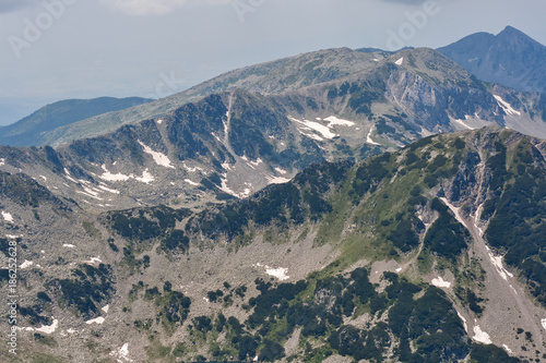 Panorama from the Vihren Peak area, Pirin Mountain, Bulgaria