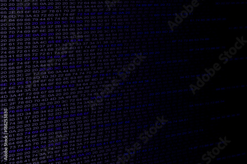 Blauer Hex-Code