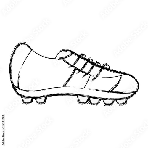 figure cleats object to play american football