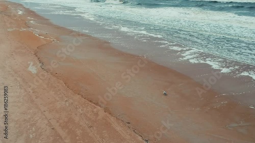 Florida stormy waves