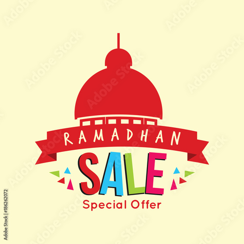 Ramadhan Sale Vector Template Design