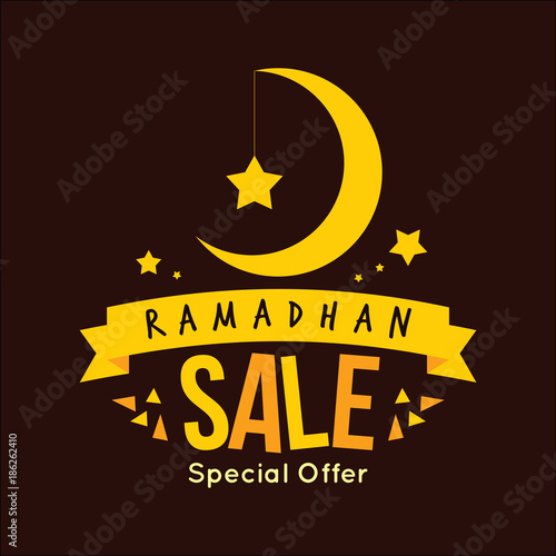 Ramadhan Sale Special Offer Vector Template Design