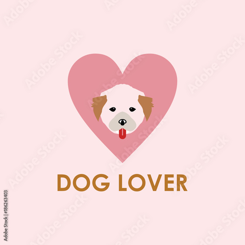 Dog Lover Vector Template Design