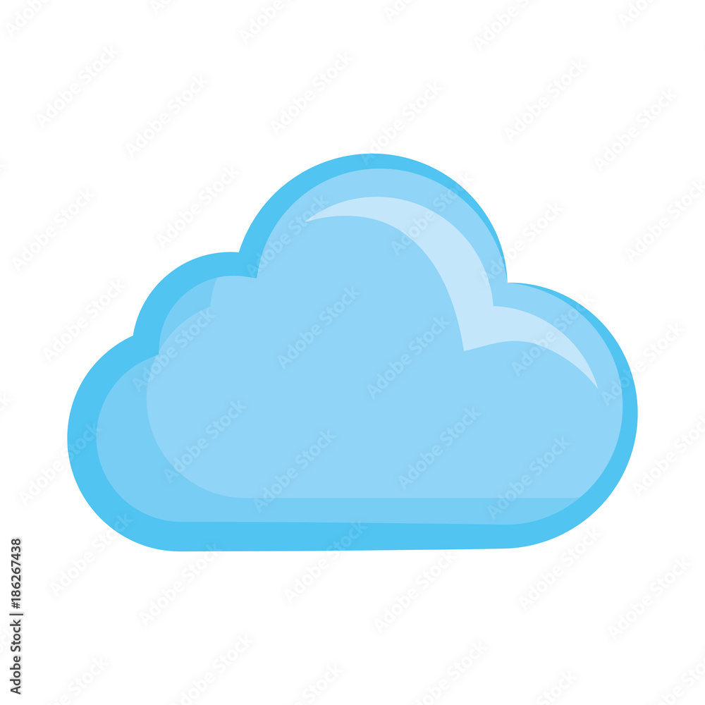 Cloud weather symbol cartoon Cloud weather symbol cartoon