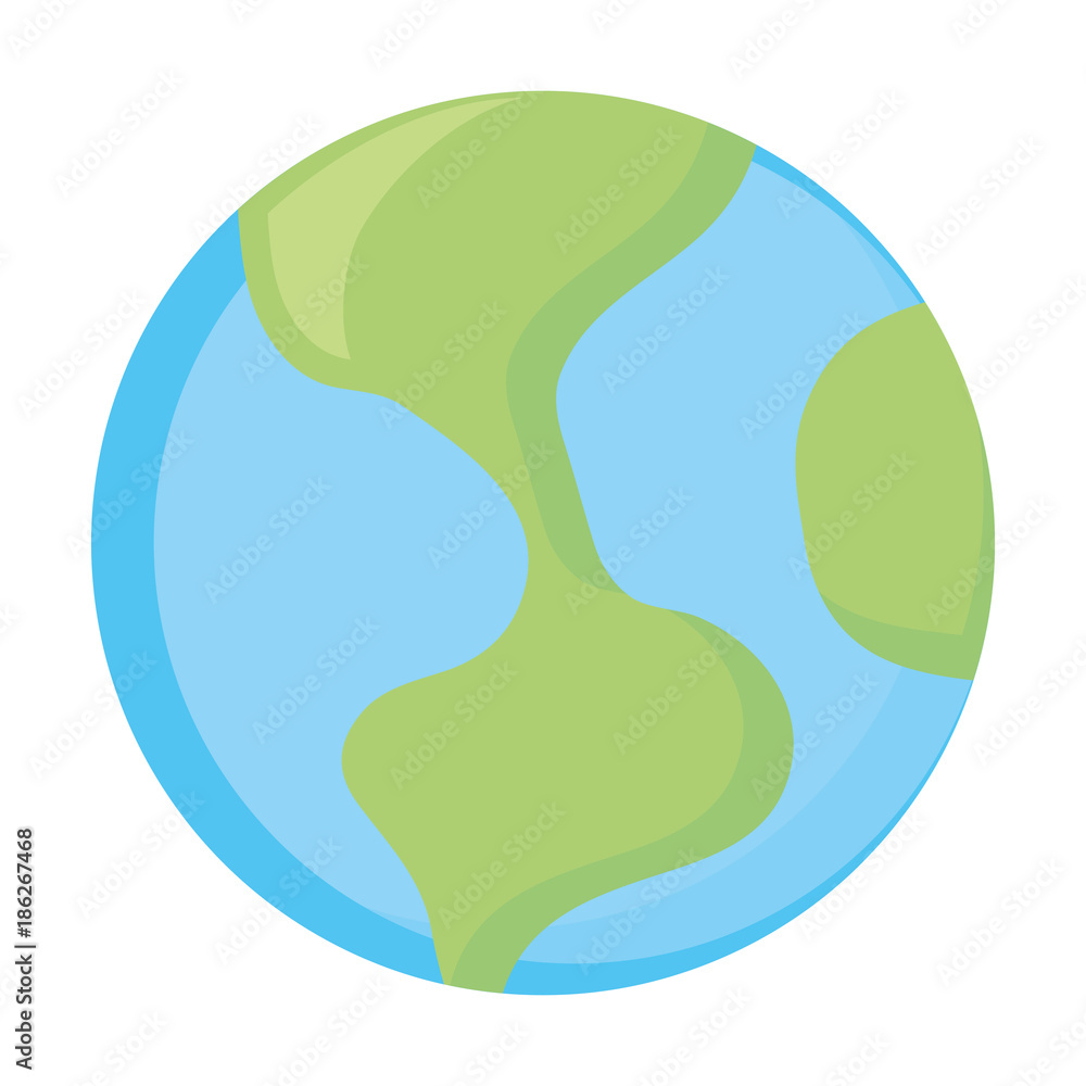Earth world symbol cartoon Earth world symbol cartoon