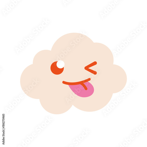 colorful funny and cute cloud kawaii weather photo