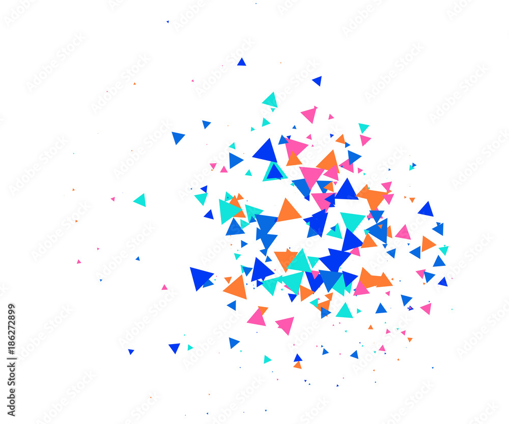 Broken Glass or Ice Explosion Vector Illustration. Bursting particles ...