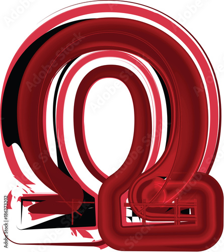 Abstract omega Symbol