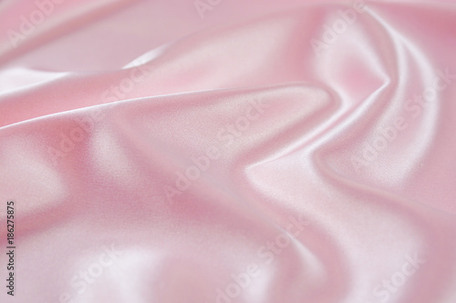 Texture satin fabric pink c...