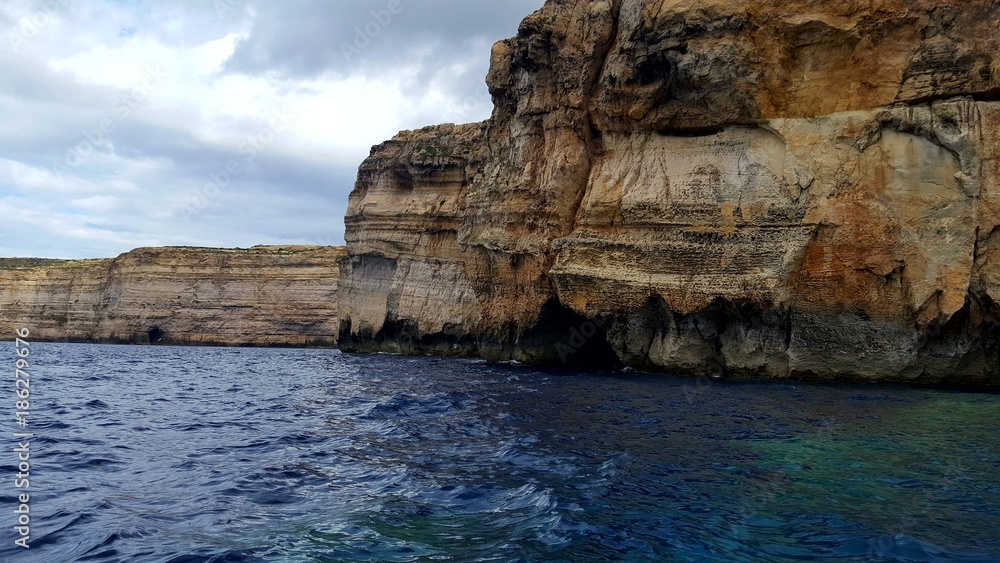 Sea cave in Malta