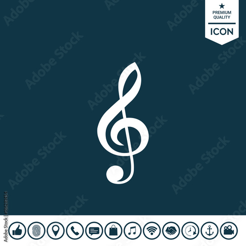 Treble clef icon