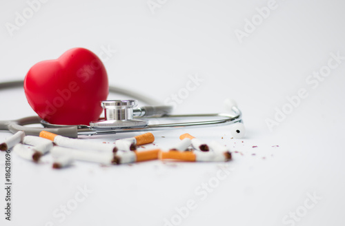 Cigarette smoking causes heart disease.