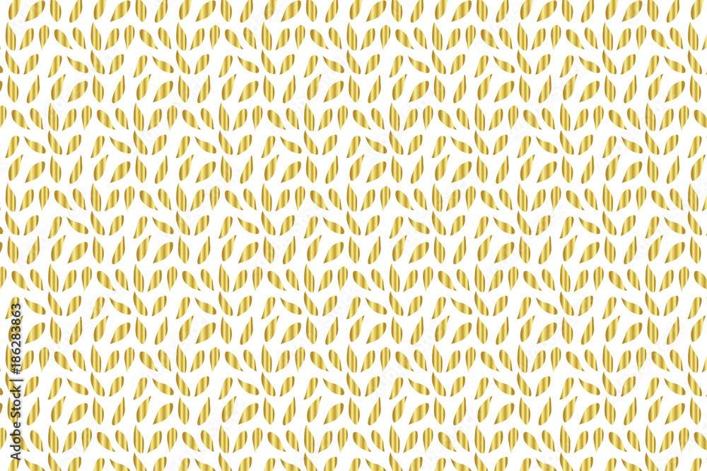 Golden Vector Hand Drawn Pattern Golden Vector Hand Drawn Pattern