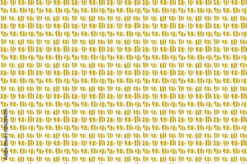 Golden Vector Hand Drawn Pattern