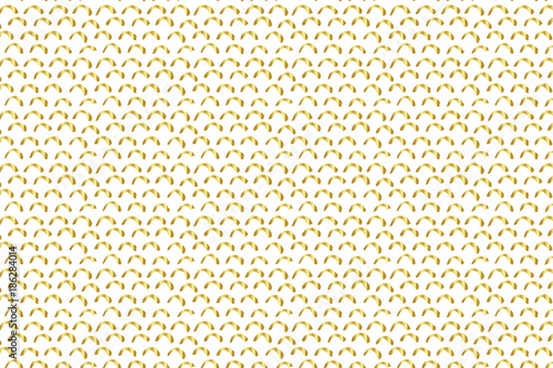 Golden Vector Hand Drawn Pattern