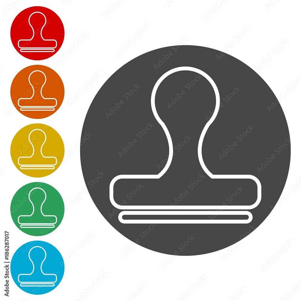 Stamp icon vector illustration Stamp icon vector illustration