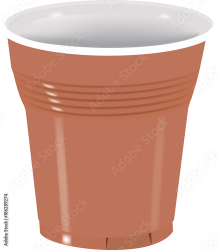 bicchiere di plastica usa e getta