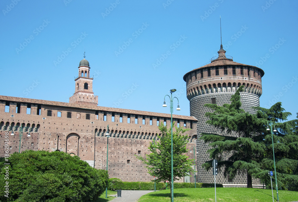 Sforza Castle tower